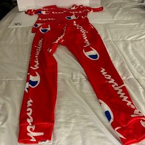 Champion jogging suit girls size small